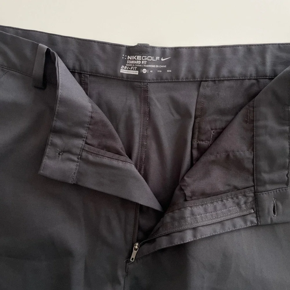 Nike Golf Dri-Fit Standard Fit Golf Shorts Mens 42 Black‎
